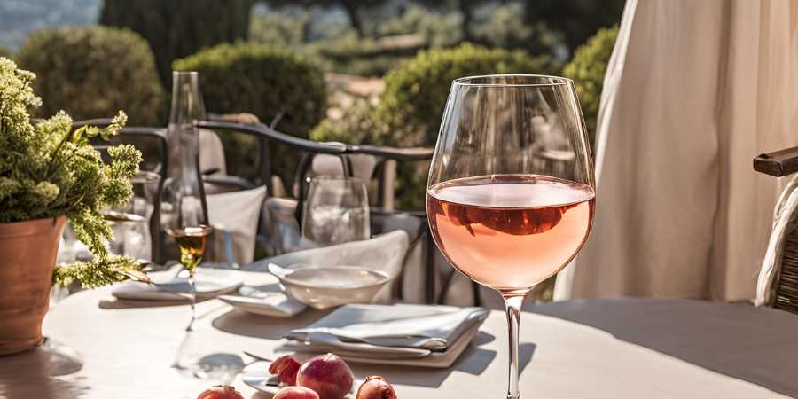 Rose wine Provence